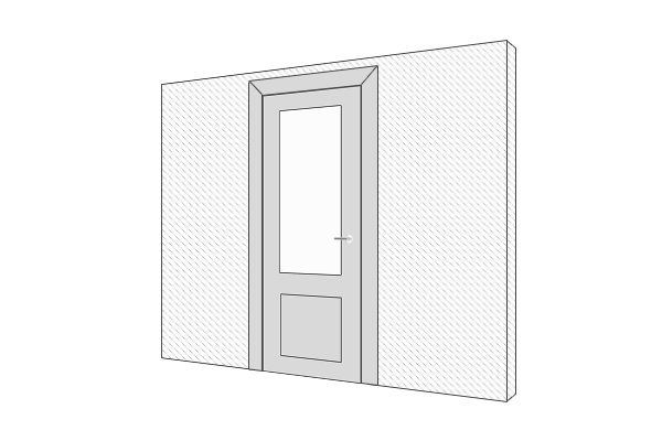 Рото-дверь - вариант 1 (Вращающиеся двери)