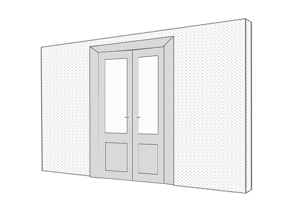 Рото-дверь - вариант 2 (Вращающиеся двери)