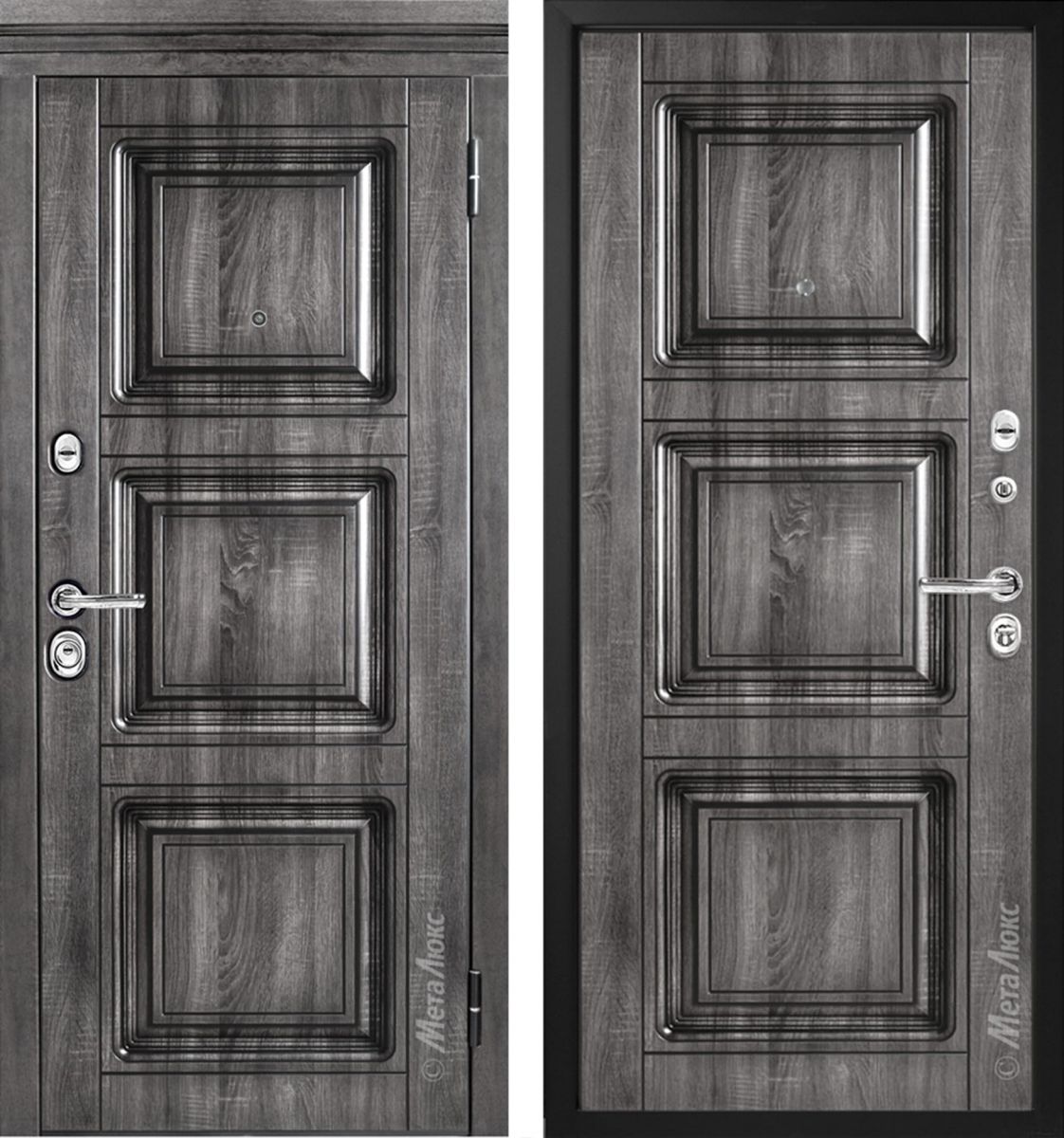 Дверь Альянс М705/4 МетаЛюкс, панель МДФ