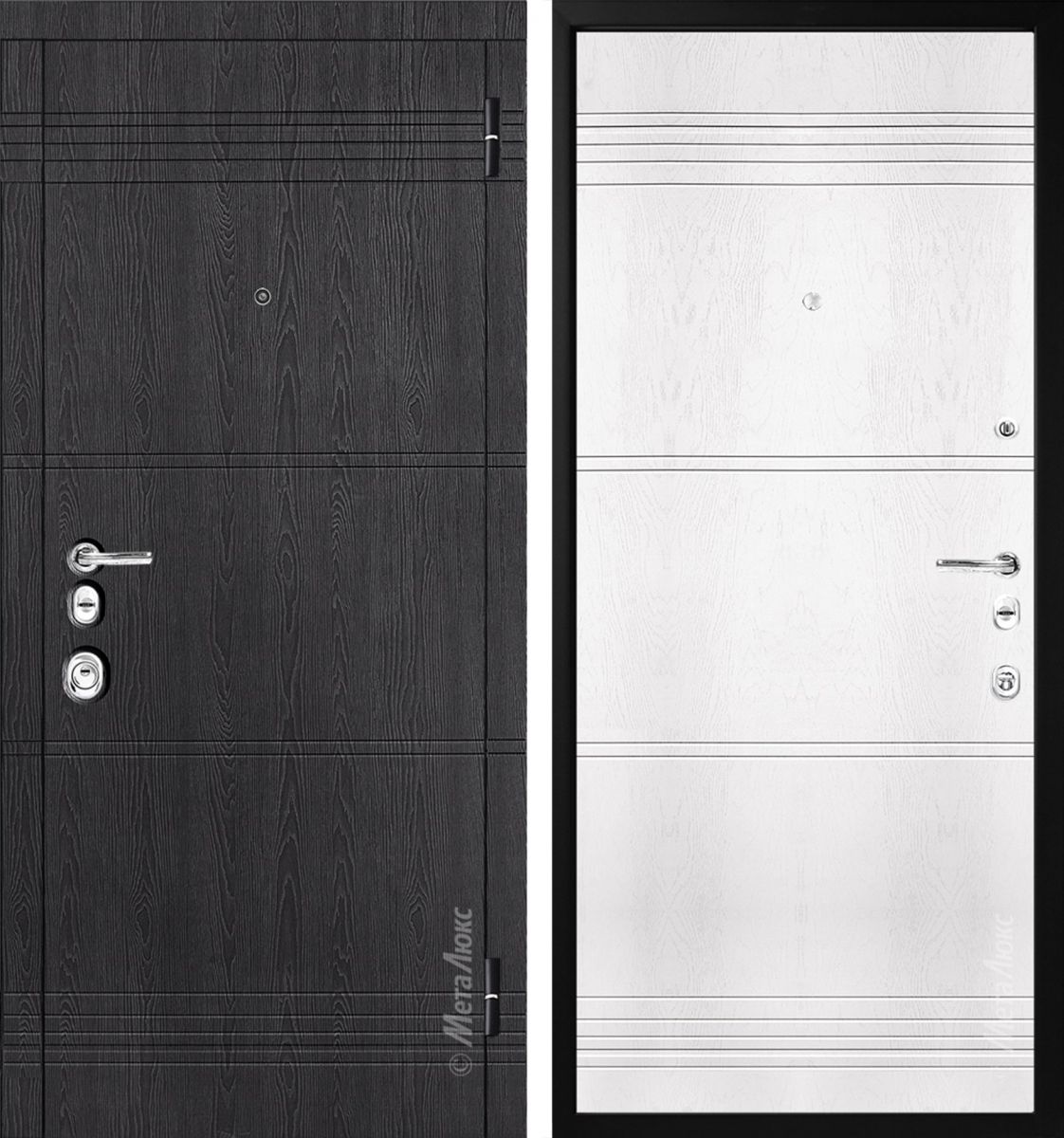 Модель М770 входная дверь черная